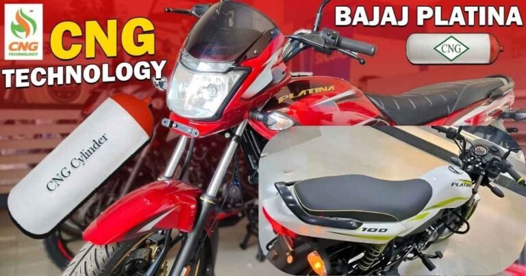 Bajaj Platina CNG 2025 Review: Dual-Fuel Mileage Up to 90 km/kg — Is This the Next Big Saver? Bajaj Platina CNG 2025 dual-fuel bike with high mileage up to 90 km per kg parked on road, showcasing new design and fuel-saving technology.